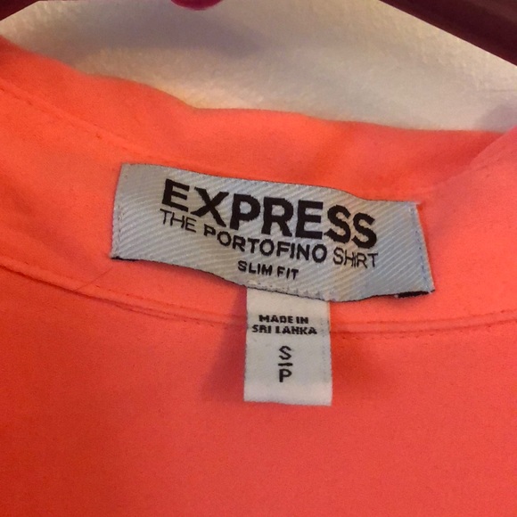 Hot Orange Express Portofino slimfit shirt - Picture 3 of 4